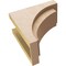 Ekena Millwork 7"W x 14"D x 14"H Classic Rivera Rough Cedar Woodgrain TimberThane Corbel, Primed Tan CORUR07X14X14RIVRCPR - alternate 5